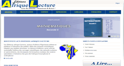Desktop Screenshot of afriquelecture.com